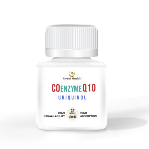 Image showing a sample bottle of CoQ10 supplements