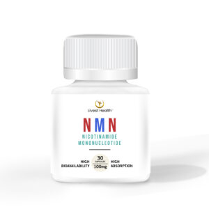 Image showing a bottle of nicotinamide mononucleotide supplements
